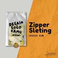 Gambar ZIPPER BAG / ZIPPER POUCH / ZIPPER SLETING 15X25 CM PLUS SABLON CUSTOM dari Depalasticos undefined 1 Tokopedia
