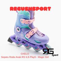 Gambar Sepatu Roda Anak Perempuan Play 5 Power Inline Skates Original Oxelo - 28/30 dari Regush Sport undefined 1 Tokopedia
