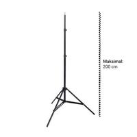 Gambar TaffSTUDIO Portable Light Stand Tripod 200cm for Studio Lighting dari MXKomputer_NEW undefined 4 Tokopedia