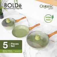 Gambar BOLDE ORGANIC COOKWARE SET 5PCS GREEN - Biru dari Home Electro undefined 2 Tokopedia