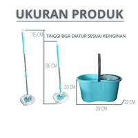 Gambar Spin Mop Super / Pel Lantai / Alat Pel - Biru dari Lemari55 undefined 3 Tokopedia