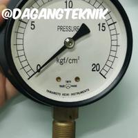 Gambar Pressure Gauge 3 inch ( 0 - 20 bar ) Yamamoto Japan dari dagangteknik undefined 1 Tokopedia