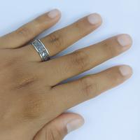 Gambar Cincin Perak 925 Pria Wanita Ukiran Bali R090 - 7 dari Putera Silver Jewelry undefined 5 Tokopedia