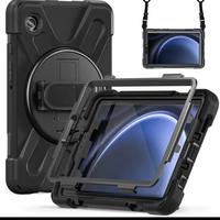 Gambar Casing Armor Strap free Tali Samsung Galaxy Tab A9 8.7inch 2023 - Hitam dari sun-accesorieshp undefined 2 Tokopedia