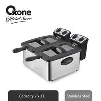 Gambar OXONE Double Deep Fryer Penggorengan Minyak Listrik 2 Tangki OX990 dari kamarmesin undefined 3 Tokopedia
