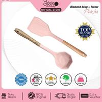 Gambar Steincookware  Spatula Diamond 2 in 1 Stein ( Diamond Turner + Soup ) - Turner, Terra Rose dari Doyanmasak.id undefined 3 Tokopedia