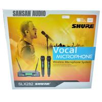 Gambar MICROPHONE WIRELESS SHURE SLX282 MIC PEGANG, MIC JEPIT, MIC HEDSET dari san san audio undefined 3 Tokopedia