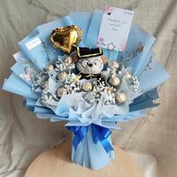 Gambar Buket coklat ferrero rocher | buket wisuda / ulang tahun / anniversary - 10 pcs, Chocolate Only dari La Fleuriste undefined 3 Tokopedia