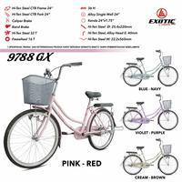 Gambar Sepeda CTB Keranjang 24 Inch EXOTIC ET 9788 GX New - Pink Red dari Toko Setia Jaya Sepeda undefined 1 Tokopedia