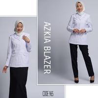 Gambar seragam jas pns wanita putih dari AZKIA BLAZER OWNER undefined 5 Tokopedia