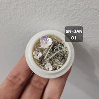 Gambar - JAN - AKSESORIS KUKU NAIL ART FLORA JAR 01 dari shisupply undefined 1 Tokopedia