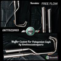 Gambar Knalpot Full Custom Full System Benelli Patagonian Eagle - FREE FLOW - PEREDAM, PE CARBU dari Timeless Custom Parts undefined 1 Tokopedia