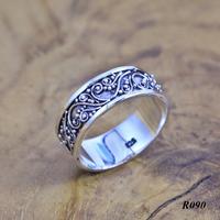 Gambar Cincin Perak 925 Pria Wanita Ukiran Bali R090 - 7 dari Putera Silver Jewelry undefined 3 Tokopedia