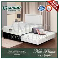 Gambar Spring Bed Guhdo New Prima 2 in 1 - 160 x 200 - Prospine Full Set - Putih dari AMETO HOME LIVING undefined 1 Tokopedia