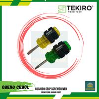 Gambar TEKIRO SD-CG0851 Obeng Cebol Plus dan minus Pendek Mini PH2 X 38 mm dari Garage Teknik undefined 1 Tokopedia