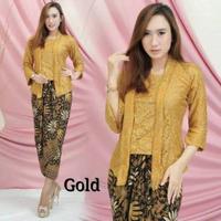 Gambar SET KEBAYA BRUKAT/KEBAYA BROKAT KUTUBARU 78/SET ROK LILIT/SET PEACH - SET GREY, L dari TANAH ABANG COLECTION undefined 3 Tokopedia