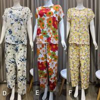 Gambar Setelan piyama lengan pendek celana panjang rayon premium dari DIATIFASYA undefined 2 Tokopedia