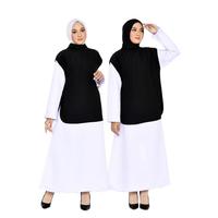 Gambar AirFit • Hijab Sport Zipper Syar’i • Kerudung Olahraga Muslimah Panjang Anti Gerah Quick Dry - Cream dari AirFit Activewear undefined 4 Tokopedia