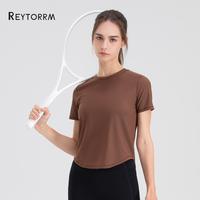 Gambar Reytorrm Kaos Baju lengan Pendek Wanita Olahraga Gym Yoga T-shir Sport - Merah, M dari Reytorrm Sport undefined 1 Tokopedia