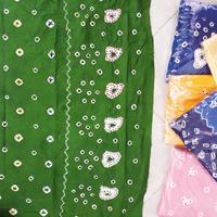 Gambar kain jumputan asli motif dian hijau daun dari Sachiku Unique undefined 1 Tokopedia