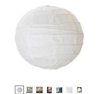 Gambar Lampion Kap lampu gantung, putih/buatan tangan, 45 cm - Kabel 1.8meter dari Furnistores8 undefined 2 Tokopedia