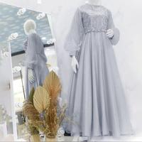 Gambar Gamis valexa size L baju muslim lebaran dress pesta murah val ats - wardah dari Agrabutik undefined 1 Tokopedia