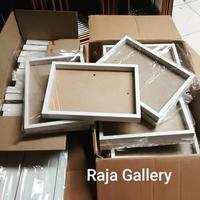 Gambar Frame / Bingkai Foto 4r (10X15cm) Model Box Tebal 3cm - Putih dari Raja Gallery undefined 1 Tokopedia