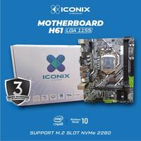 Gambar MOTHERBOARD ICONIX H61 NVME dari Green Computer Surabaya undefined 2 Tokopedia