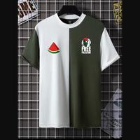 Gambar Kaos Tixu Free Palestine Tshirt Oblong Palestina Lengan Pendek - Putih hitam dari queenlabell undefined 3 Tokopedia