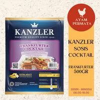 Gambar Kanzler Sosis Cocktail Mini Kecil Keju Beef Frankfurter Cheese Ayam - Cheese 500g dari Ayam Fresh Permata undefined 4 Tokopedia
