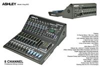 Gambar Mixer 8 Channel ASHLEY KING83D / KING-83D Original 4 AUX 2 GRUP dari First Audio Pro undefined 1 Tokopedia