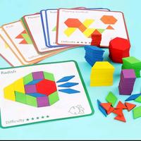 Gambar 115 PCS PATTERN BLOCKS dari M&M Toys and Baby Shop undefined 2 Tokopedia