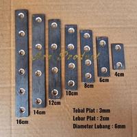 Gambar Ars Plat Besi Lurus Lubang Verseng Tebal 3mm Murah Conector Penyambung - 14cm dari Ars Product undefined 1 Tokopedia