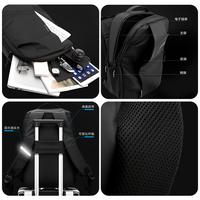 Gambar Techdoo Tas Ransel Pria Tas Punggung Laptop Backpack Tas Sekolah TR716 - Hitam dari Techdoo undefined 5 Tokopedia