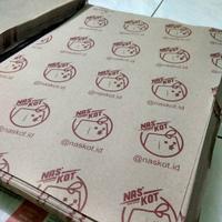 Gambar CETAK KERTAS NASI/ KERTAS MINYAK/ KERTAS COKLAT - Cetak 1 Warna dari TokoDahliaYk undefined 2 Tokopedia