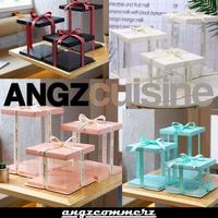 Gambar Wadah Tempat Kotak Kue Box Kue Seserahan Mika Hantaran Lamaran Nikah - 30x30x25cm dari serbaadaa0 undefined 3 Tokopedia
