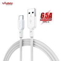 Gambar VIVAN Kabel Type C 6.5A Fast Flash Charging 65W QC3.0 100cm VQC100 dari Vivan Audio Store undefined 1 Tokopedia
