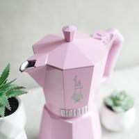 Gambar Bialetti - Mokapot Moka Exclusive Pink - 6 Cups Alat Seduh Kopi Manual dari Bialetti Official Store undefined 5 Tokopedia