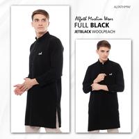 Gambar Baju Gamis Koko Kurta Pria Warna Hitam Tangan Panjang - Hitam, M dari Fren Store undefined 1 Tokopedia