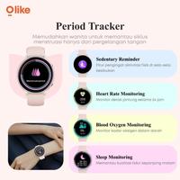 Gambar Olike Smartwatch Custom Watch Face Touch Water Proof Health Sport FW1 - Hitam dari Zho Computer undefined 4 Tokopedia