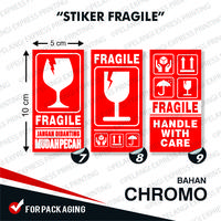 Gambar Sticker Fragile Awas Pecah Stiker Jangan Dibanting - Variant 1 dari Pelangi Express Printing undefined 4 Tokopedia
