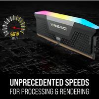 Gambar CORSAIR VENGEANCE RGB PRO DDR5 32GB 2x16GB 5600MHz CMH32GX5M2B5600C40K dari Lezz Computech undefined 3 Tokopedia