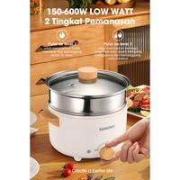 Gambar Samono Panci Listrik 4 Liter Ceramic Coating + Steamer Stainless SW-DG01S dari Belio Houseware undefined 2 Tokopedia