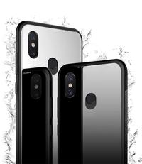 Gambar Xiaomi Mi A2 / Mi 6X Case Luxury Tempered Glass Premium Case - Hitam dari Ambigo Store undefined 1 Tokopedia