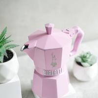 Gambar Bialetti - Mokapot Moka Exclusive Pink - 3 Cups Alat Seduh Kopi Manual dari Bialetti Official Store undefined 5 Tokopedia