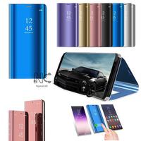 Gambar Realme 2 3 3i 5 5i 6 C1 C2 C3 X XT X2 Pro Flip Mirror Stand Case Cover - realme c1, Biru dari NYATACELL undefined 1 Tokopedia
