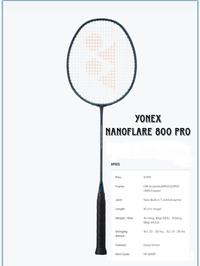 Gambar RAKET BADMINTON YONEX NANOFLARE 800 PRO ORIGINAL - raket only dari AdelaAloysius undefined 1 Tokopedia