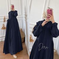 Gambar Dera Dress Gamis Maxy Wanita Hyget Super - Coklat Tua dari Tokogo.id undefined 5 Tokopedia