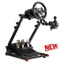 Gambar racing simulator steering wheel stand cockpit / stand driving wheel - full set+chair dari jayasakti shops undefined 1 Tokopedia