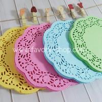Gambar Paper Lace Doilies 10.5 Inch Warna / Kertas Alas Renda (isi 100 lbr) - blue dari Favory Shop undefined 1 Tokopedia